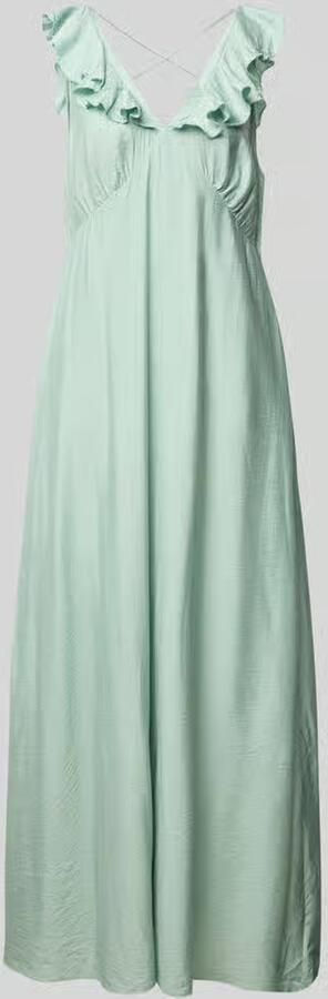Moves Maxi-jurk met volants model 'Leanna'