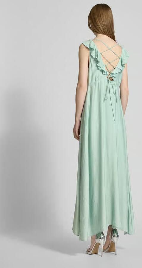 Moves Maxi-jurk met volants model 'Leanna'