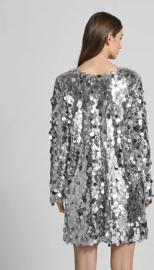 Moves Mini-jurk met pailletten model 'Idona'