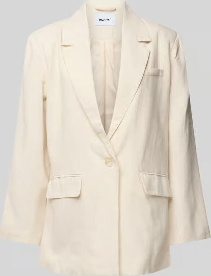 Moves Regular fit blazer met klepzakken model 'Daizy'