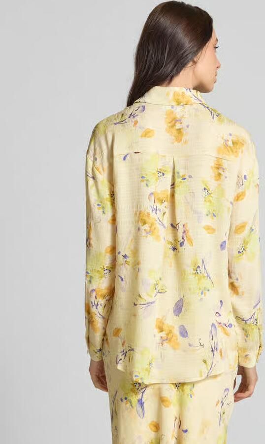 Moves Regular fit blouse met borstzak model 'Lenora'