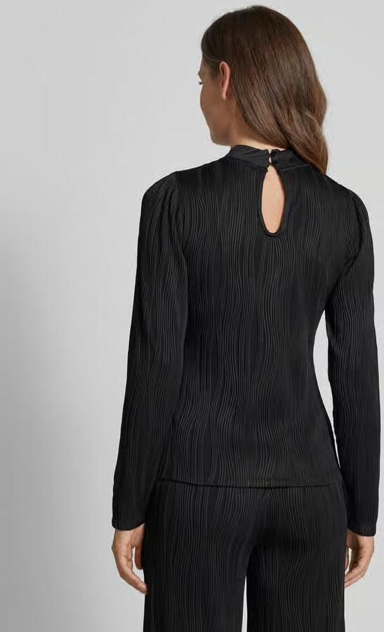Moves Regular fit shirt met lange mouwen en structuurmotief model 'Fienne' - Foto 2