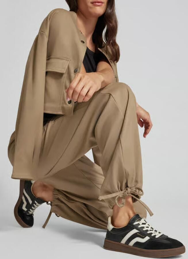 Moves Relaxed fit stoffen broek met elastische band model 'Ostera 3690'