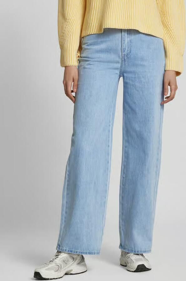 Moves Wide leg jeans met strikceintuur model 'Adanna' - Foto 2