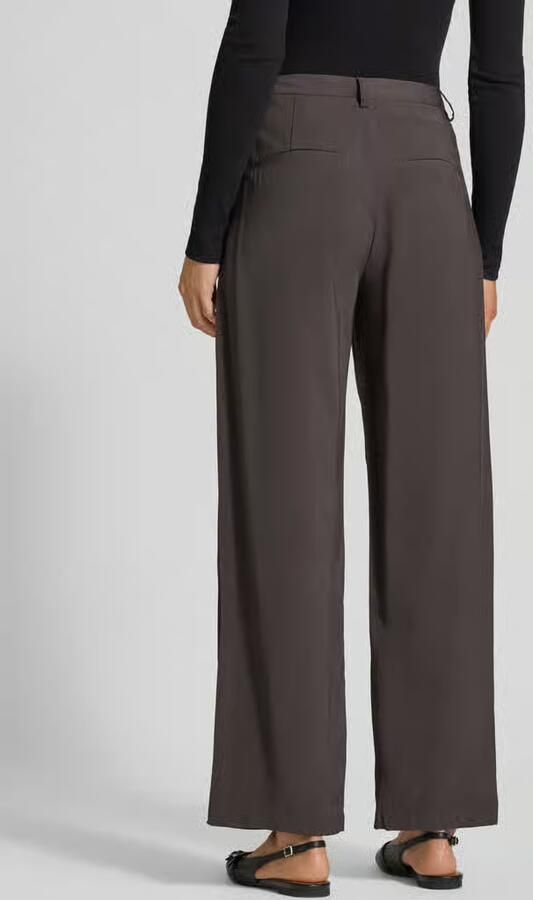 Moves Wide leg stoffen broek met steekzakken model 'Nimma 1867'