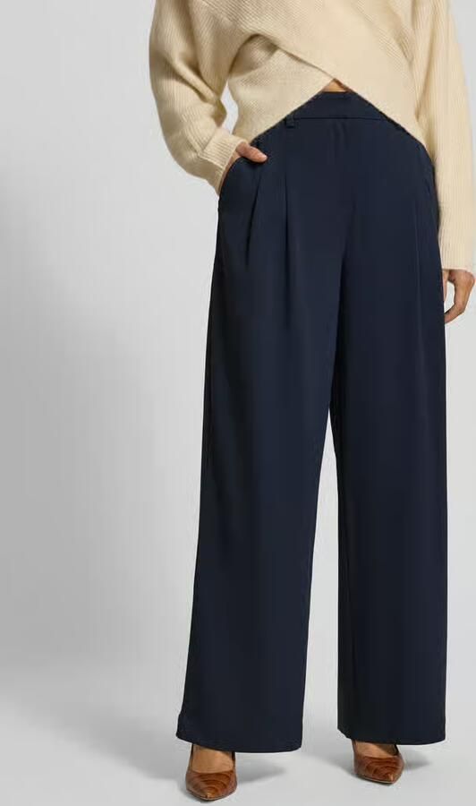 MSCH Copenhagen Baggy fit stoffen broek met plooien model 'Henrika' - Foto 3