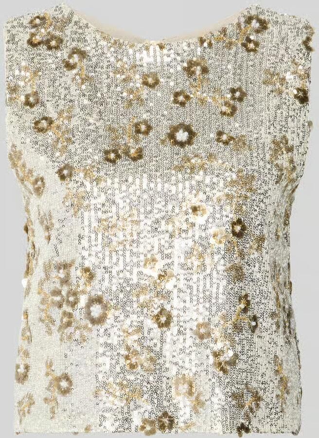 MSCH Copenhagen Blousetop met ronde hals model 'Magnolia'