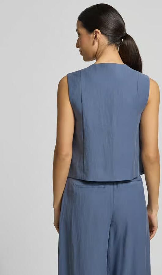 MSCH COPENHAGEN Dames Blazers Mschfrode Waistcoat Blauw - Foto 8