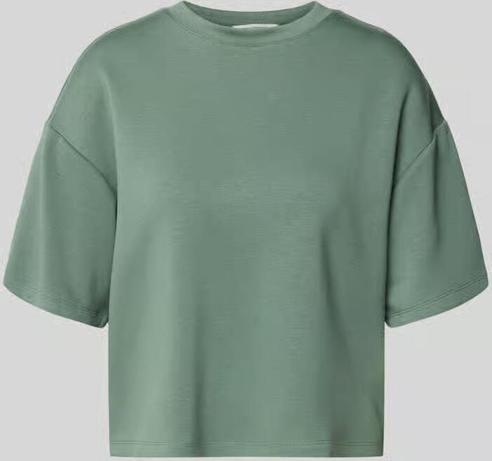 MSCH Copenhagen Boxy fit sweatshirt van viscosemix met 1 2-mouwen - Foto 6