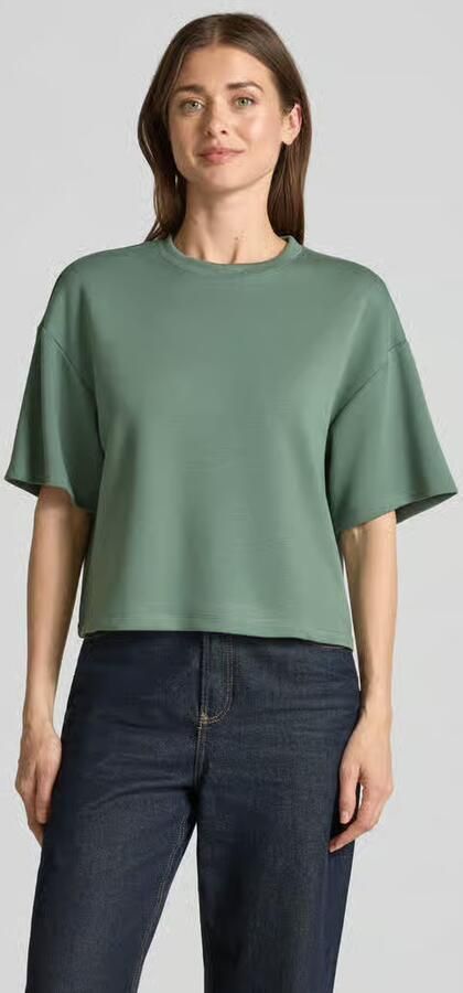 MSCH Copenhagen Boxy fit sweatshirt van viscosemix met 1 2-mouwen - Foto 8