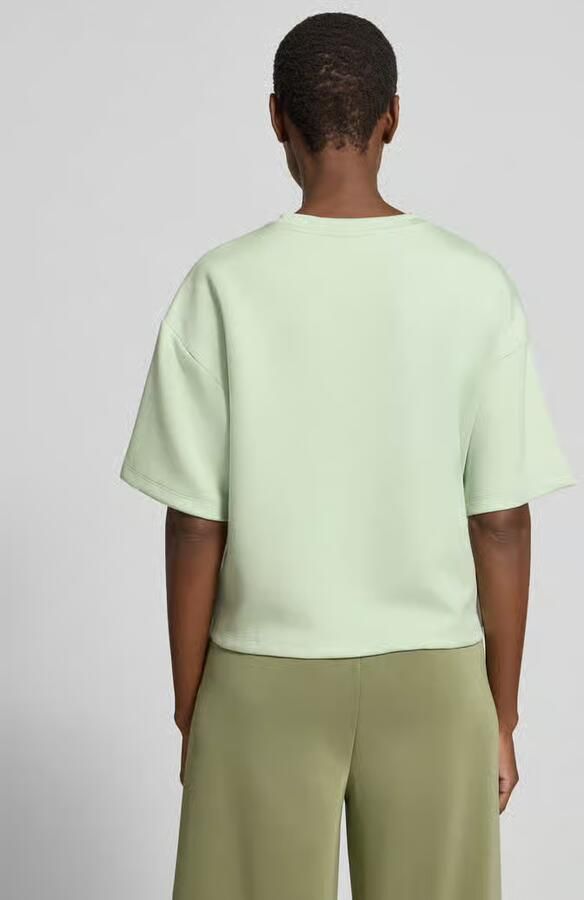 MSCH Copenhagen Boxy fit sweatshirt van viscosemix met 1 2-mouwen - Foto 2