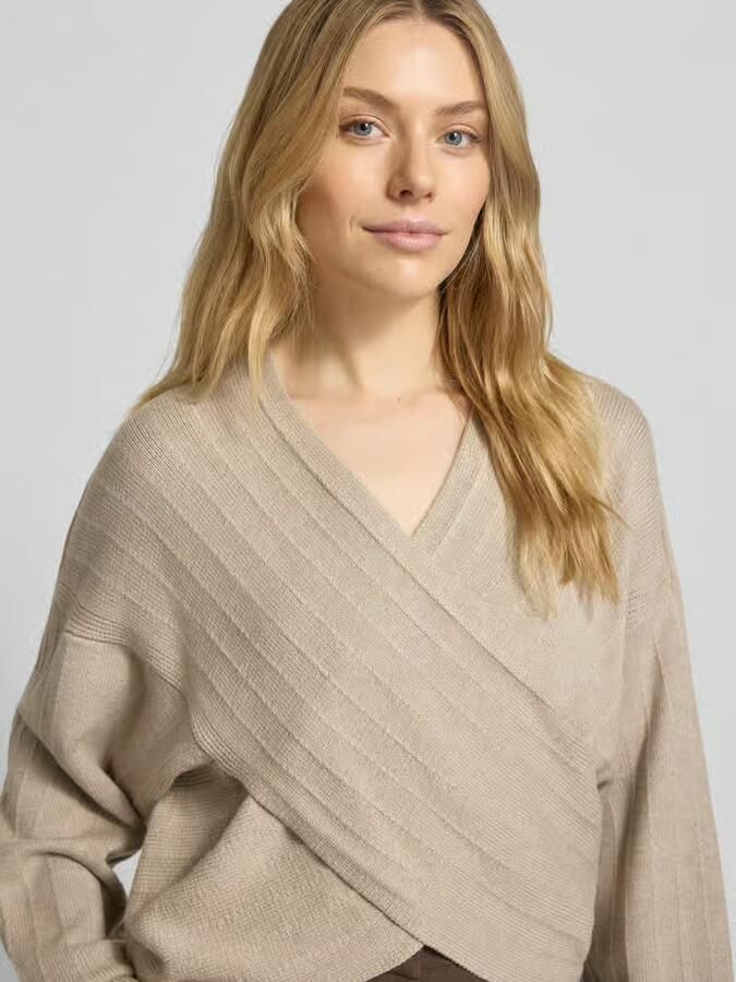 MSCH Copenhagen Gebreide pullover in wikkellook model 'Zine Rachelle' - Foto 2