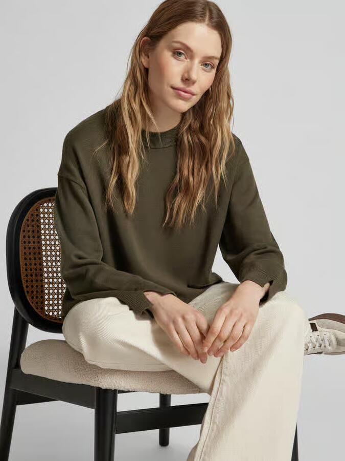 MSCH Copenhagen Gebreide pullover met extra brede schouders - Foto 2