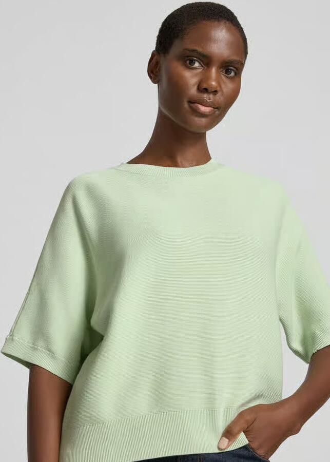 MSCH Copenhagen Gebreide pullover van viscosemix met 1 2-mouwen model 'Thamira'