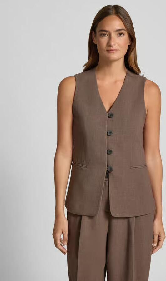 MSCH Copenhagen Gilet met paspelzakken model 'Rosina Michelle' - Foto 2