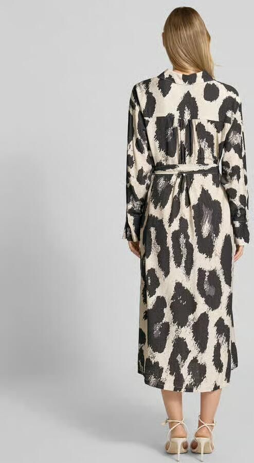 MSCH COPENHAGEN Dames Jurken Mschkaralie Jusia Shirt Dress Aop Beige - Foto 7