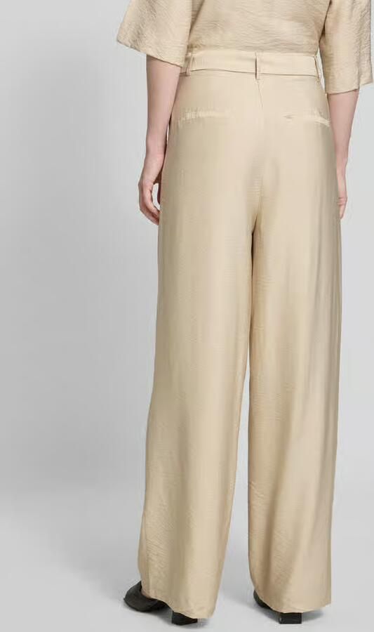 MSCH Copenhagen High waist broek met strikceintuur model 'Nyla Amabella' - Foto 7
