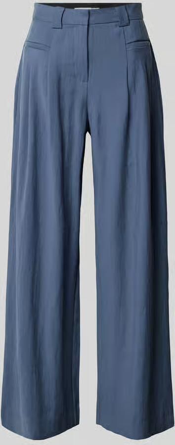 MSCH Copenhagen High waist broek van viscosemix model 'Frode' - Foto 6