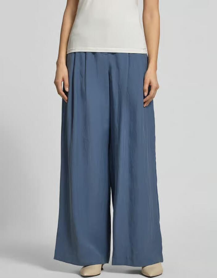 MSCH Copenhagen High waist broek van viscosemix model 'Frode' - Foto 8