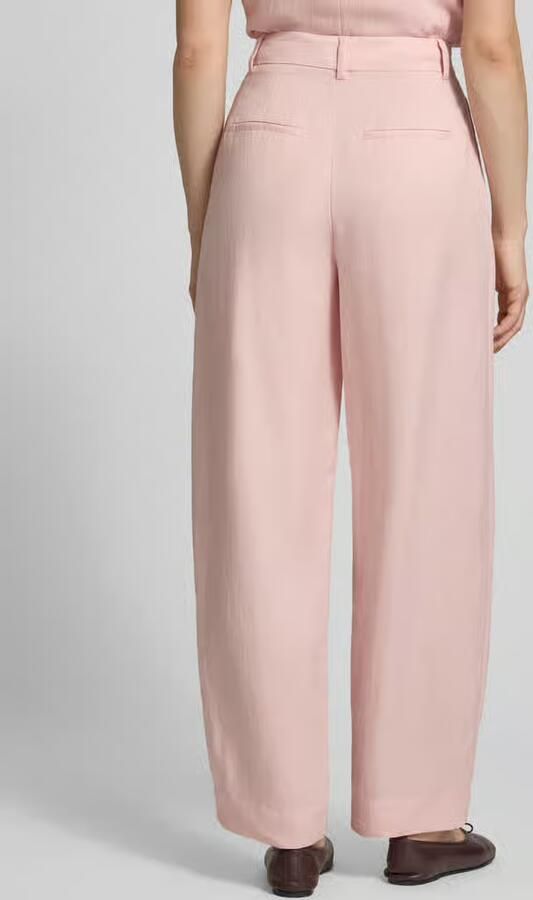 MSCH Copenhagen High waist stoffen broek van viscosemix model 'Franciska' - Foto 3