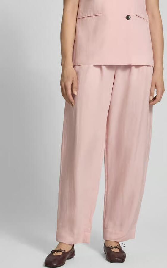 MSCH Copenhagen High waist stoffen broek van viscosemix model 'Franciska' - Foto 2