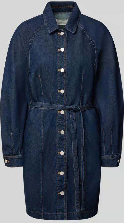 MSCH COPENHAGEN Dames Jurken Mschsana Lis Denim Shirt Dress Donkerblauw - Foto 5