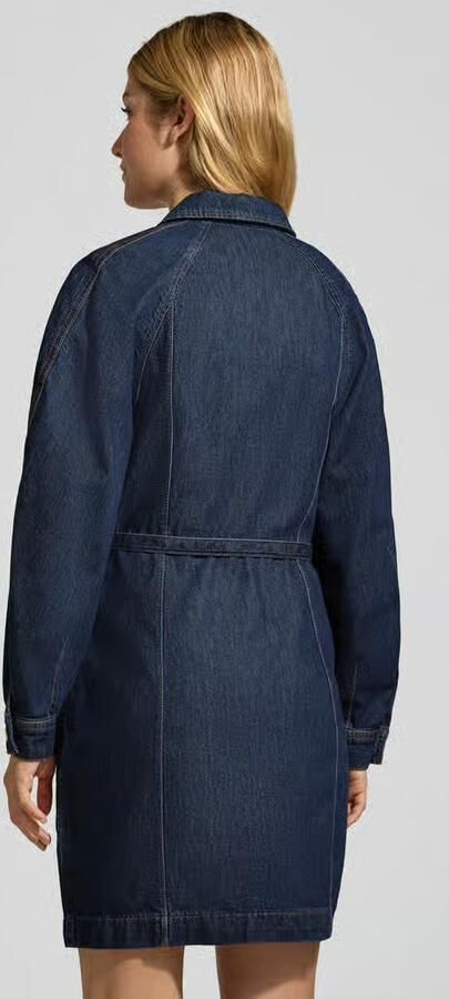 MSCH COPENHAGEN Dames Jurken Mschsana Lis Denim Shirt Dress Donkerblauw - Foto 7