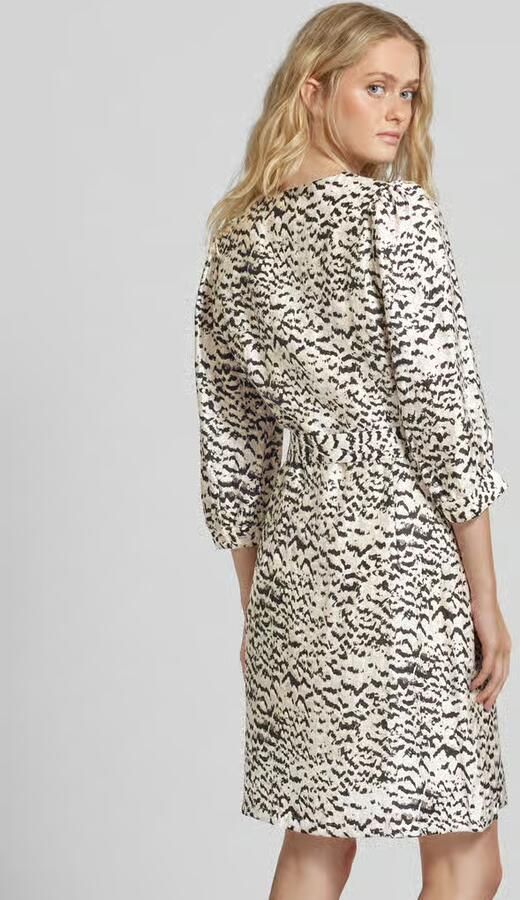 MSCH COPENHAGEN Dames Jurken Mschphilida Maire 3 4 Dress Aop Beige - Foto 6
