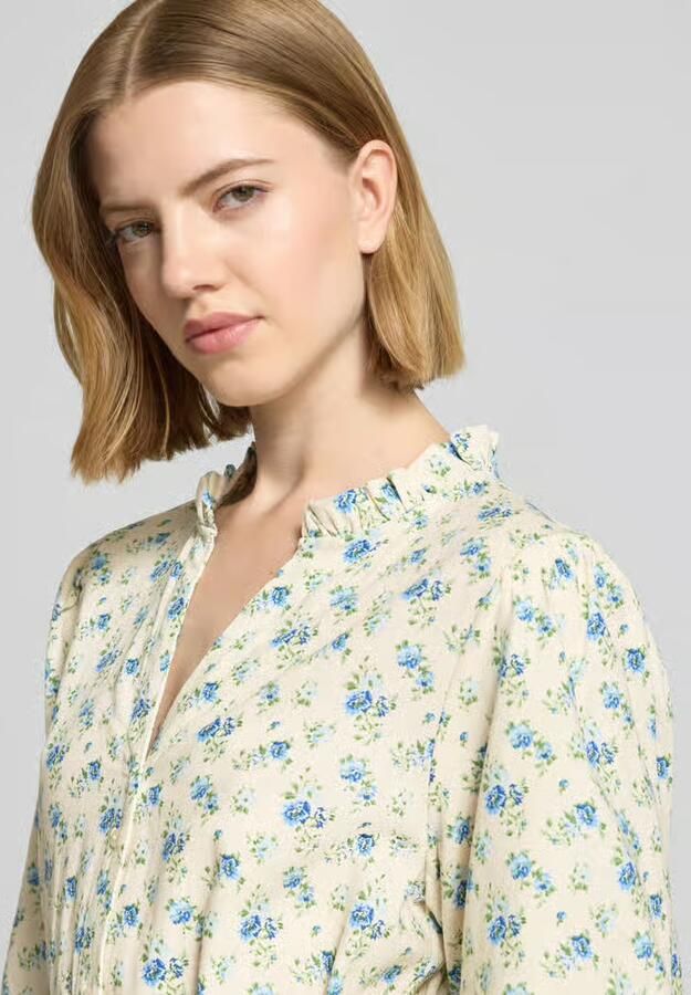 MSCH Copenhagen Knielange jurk van linnenmix model 'Solfried'