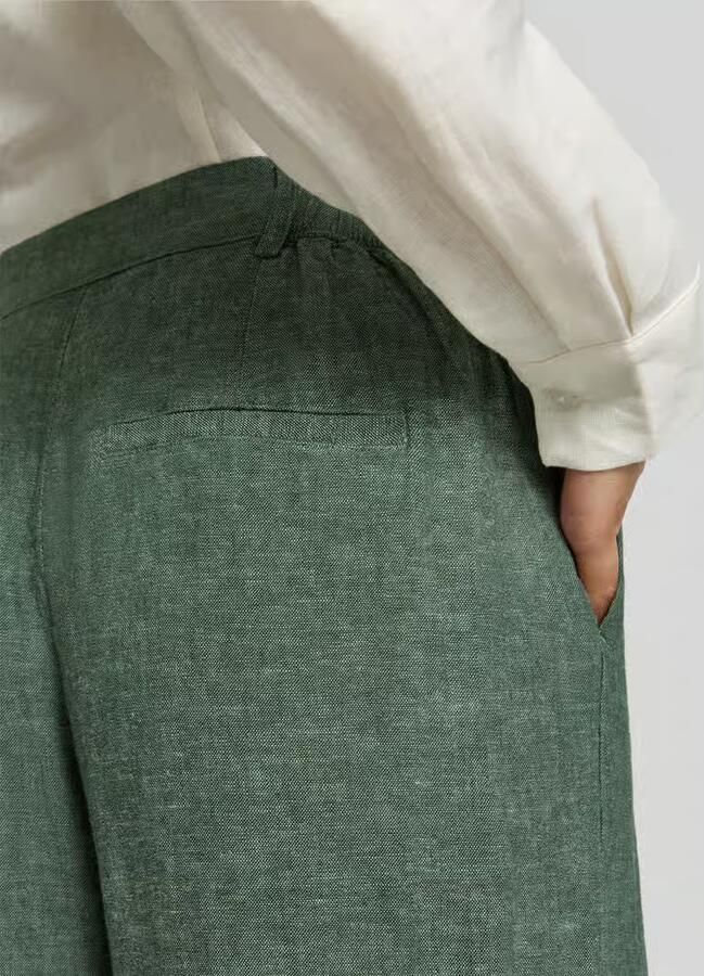 MSCH Copenhagen Linnen broek met steekzakken model 'Pennie Ginia'