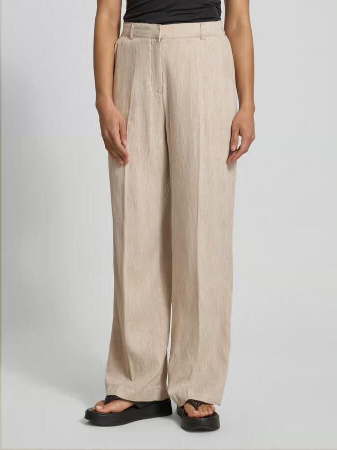 MSCH Copenhagen Linnen broek met steekzakken model 'Pennie Ginia' - Foto 8