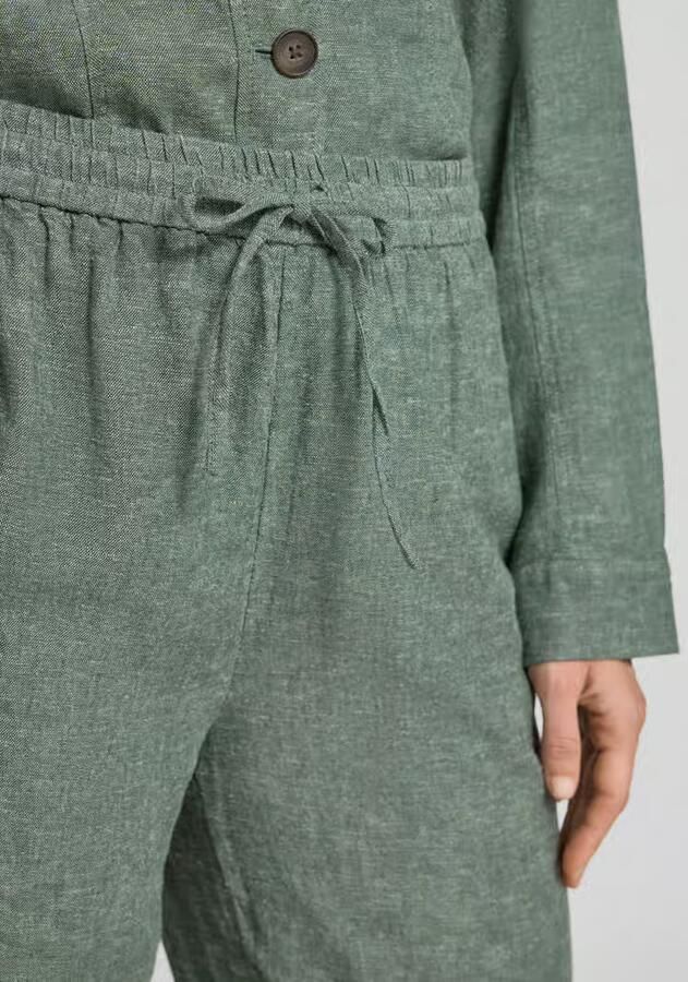 MSCH Copenhagen Linnen broek met trekkoord model 'Viana Ginia'