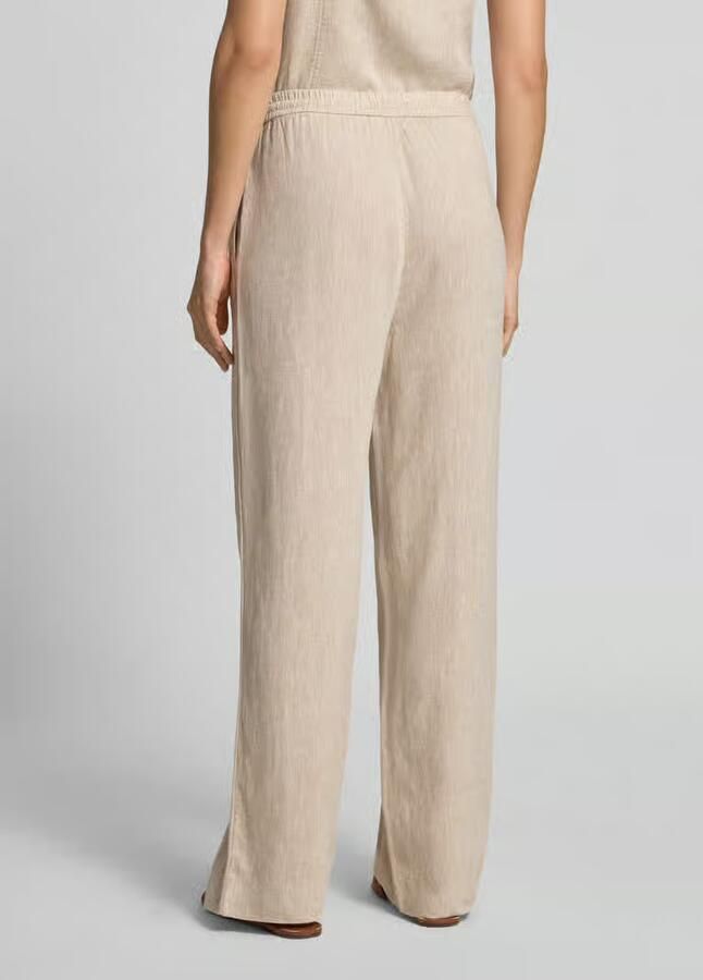 MSCH Copenhagen Linnen broek met trekkoord model 'Viana Ginia'