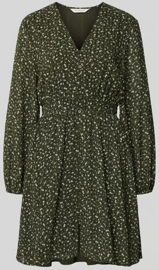 MSCH Copenhagen Mini-jurk in all-over look met knoopsluiting model 'Kaylen Oceanna'
