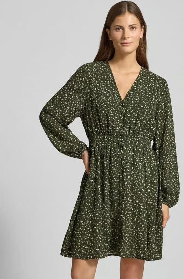 MSCH Copenhagen Mini-jurk in all-over look met knoopsluiting Model 'Kaylen Oceanna' - Foto 2