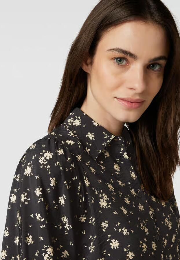 MSCH Copenhagen Overhemdblouse met bloemenmotief model 'Nathasia'