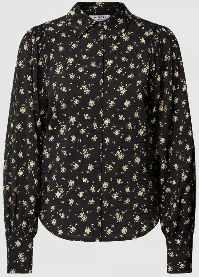 MSCH Copenhagen Overhemdblouse met bloemenmotief model 'Nathasia' - Foto 2