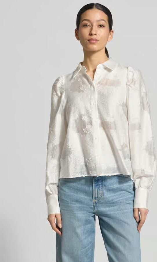 MSCH Copenhagen Overhemdblouse van lyocellmix model 'Orkidea' - Foto 3