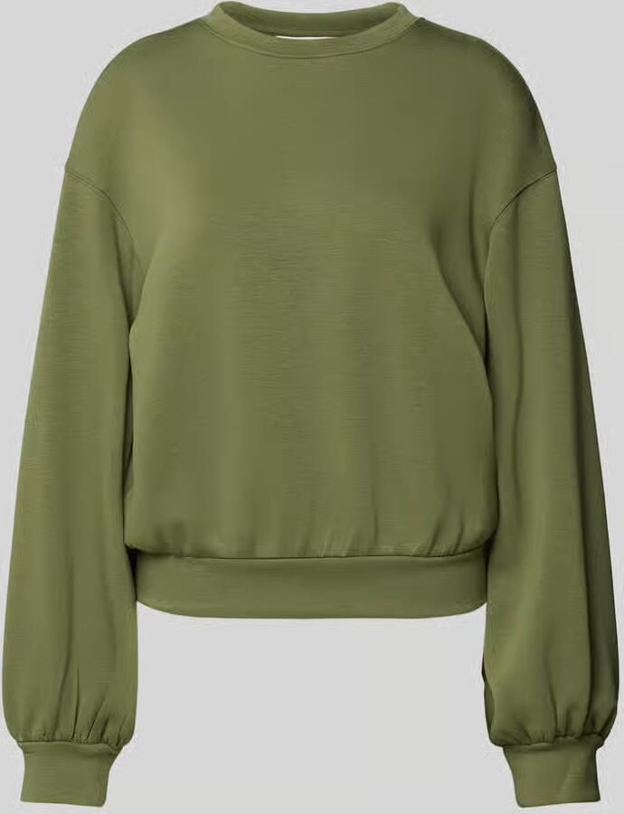 MSCH Copenhagen Oversized sweatshirt met ribboorden model 'Brionna'