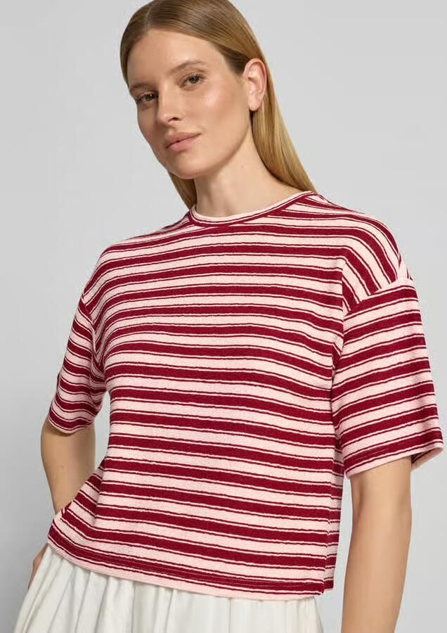 MSCH Copenhagen Oversized T-shirt met structuurpatroon model 'Cessalia' - Foto 6