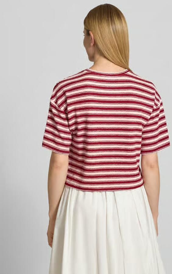 MSCH Copenhagen Oversized T-shirt met structuurpatroon model 'Cessalia' - Foto 6