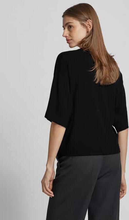 MSCH Copenhagen Oversized T-shirt van viscose met V-hals model 'Eslina' - Foto 2