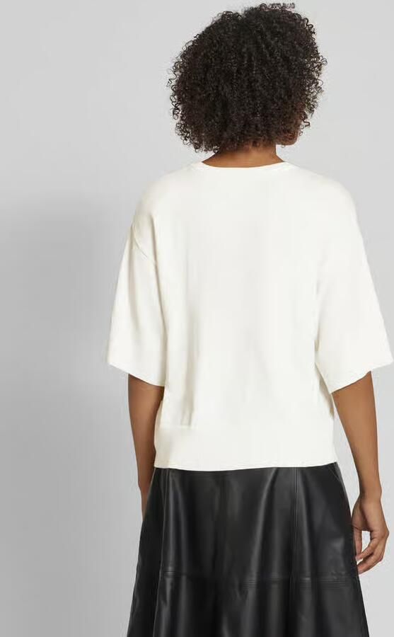MSCH Copenhagen Oversized T-shirt van viscose met V-hals model 'Eslina' - Foto 2