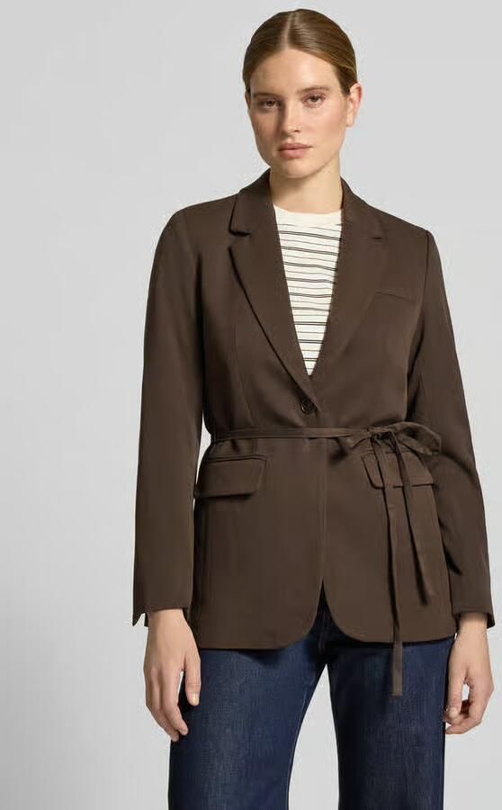 MSCH Copenhagen Regular Fit blazer met strikceintuur model 'Kiesa Henrika' - Foto 2