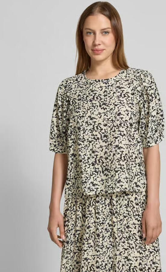 MSCH Copenhagen Regular fit blouse met 1 2-mouwen model 'Jusia' - Foto 4