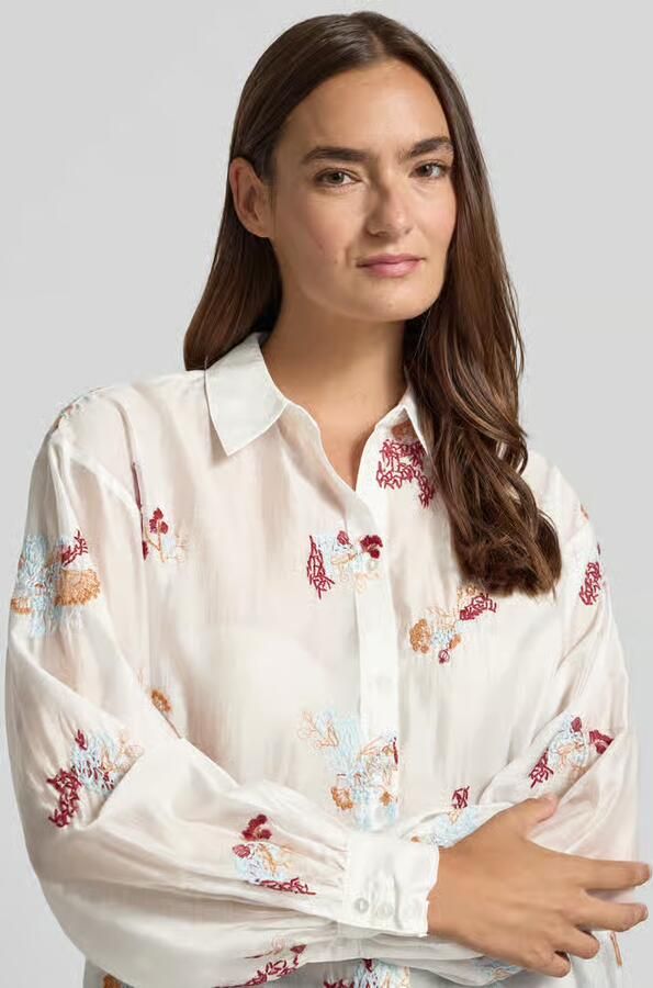 MSCH Copenhagen regular fit blouse met stitchings model 'Sabine'