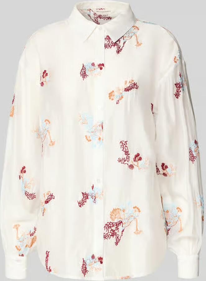 MSCH Copenhagen regular fit blouse met stitchings model 'Sabine' - Foto 2