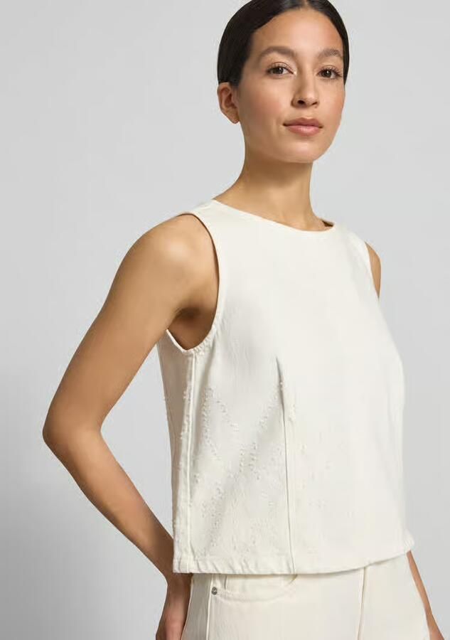 MSCH Copenhagen regular fit blouse met structuurpatroon model 'Dexter'