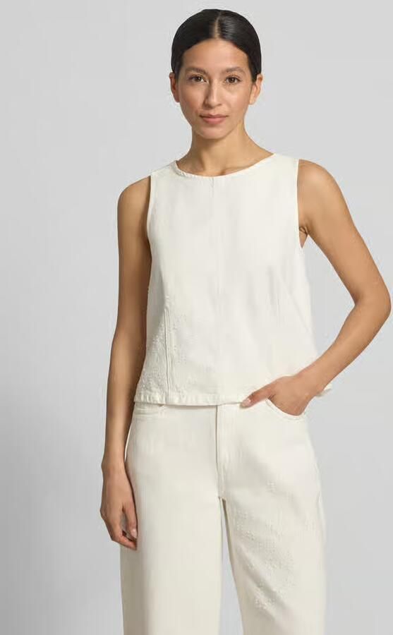 MSCH Copenhagen regular fit blouse met structuurpatroon model 'Dexter' - Foto 4