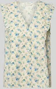 MSCH Copenhagen regular fit blouse van linnenmix model 'Solfried'